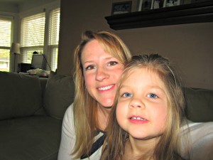 Mother and Daughter Easter Photo